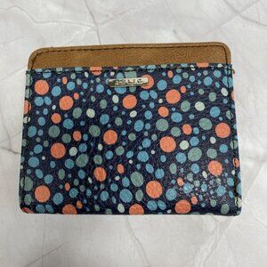 Relic Women Bifold Wallet Polka Dot Vegan Leather NWOT